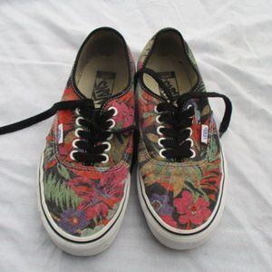 VINTAGE VANS Van Doren Tropical Hawaiian Skate Shoes Men 6.5 Women 8 Tropical